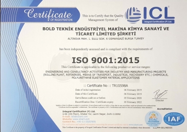 ISO 9001:2015 Sertifikamızı Aldık
