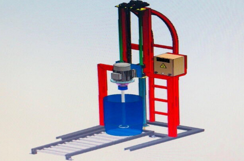 Asansörlü Karıştıcı Mikser